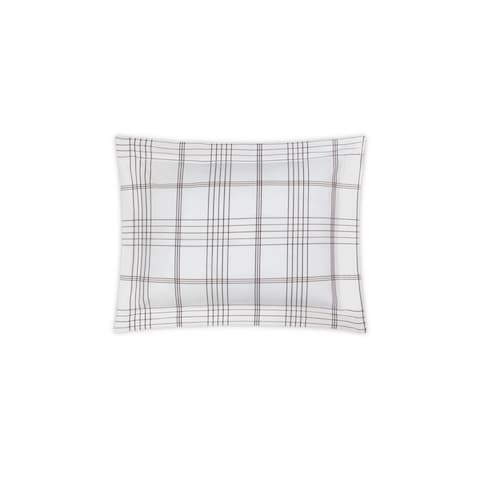 August Plaid Sham - SABLE
