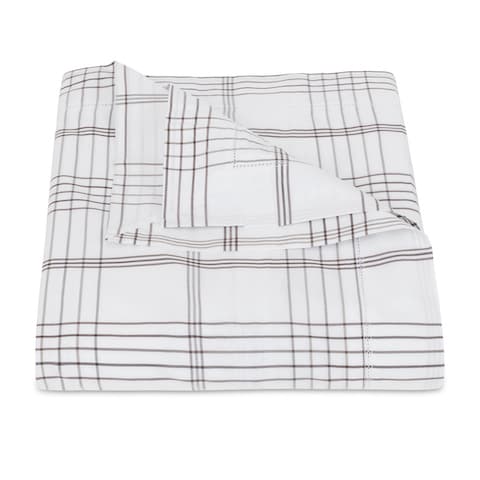 August Plaid Duvet Cover - SABLE