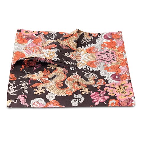 Magic Mountain Tablecloth - CHOCOLATE PERSIMMON