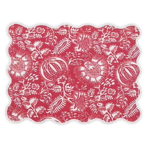 Granada Placemat, Set of 4 - SCARLET