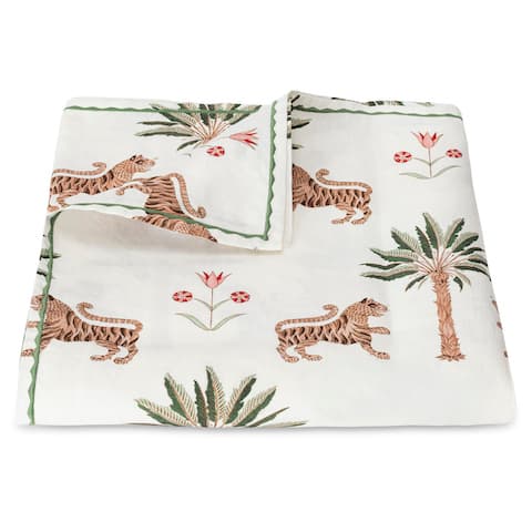 Tiger Palm Tablecloth - TIGEREYE