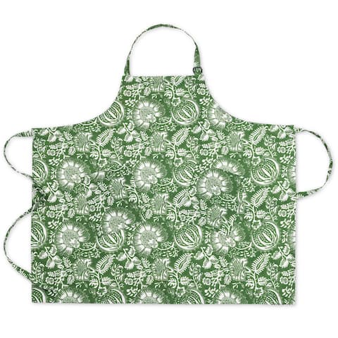 Granada Linen Apron - PALM