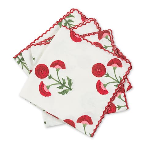 Gisele Napkin, Set of 4 - SCARLET
