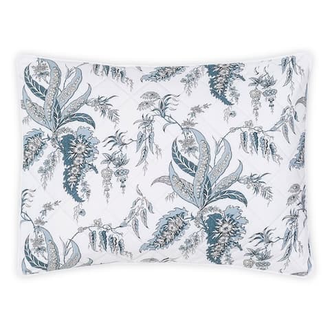 Apolline Quilted Sham - MEDITERRANEAN