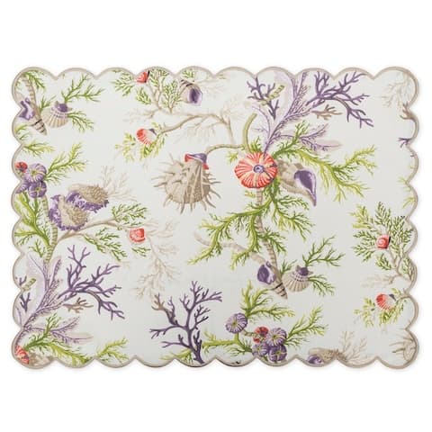 Del Tesoro Placemat, Set of 4 - SEA ORCHID