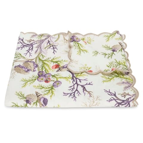 Del Tesoro Tablecloth - SEA ORCHID