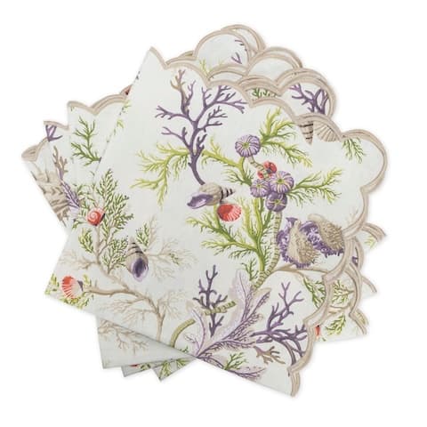 Del Tesoro Napkin, Set of 4 - SEA ORCHID