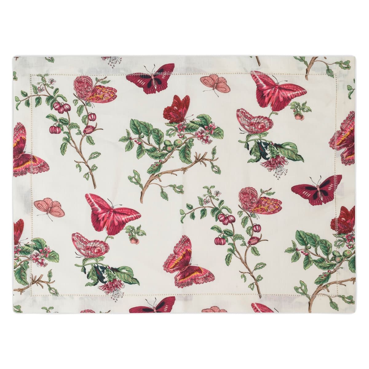 Baudin Butterfly Placemats (4) - RUBY