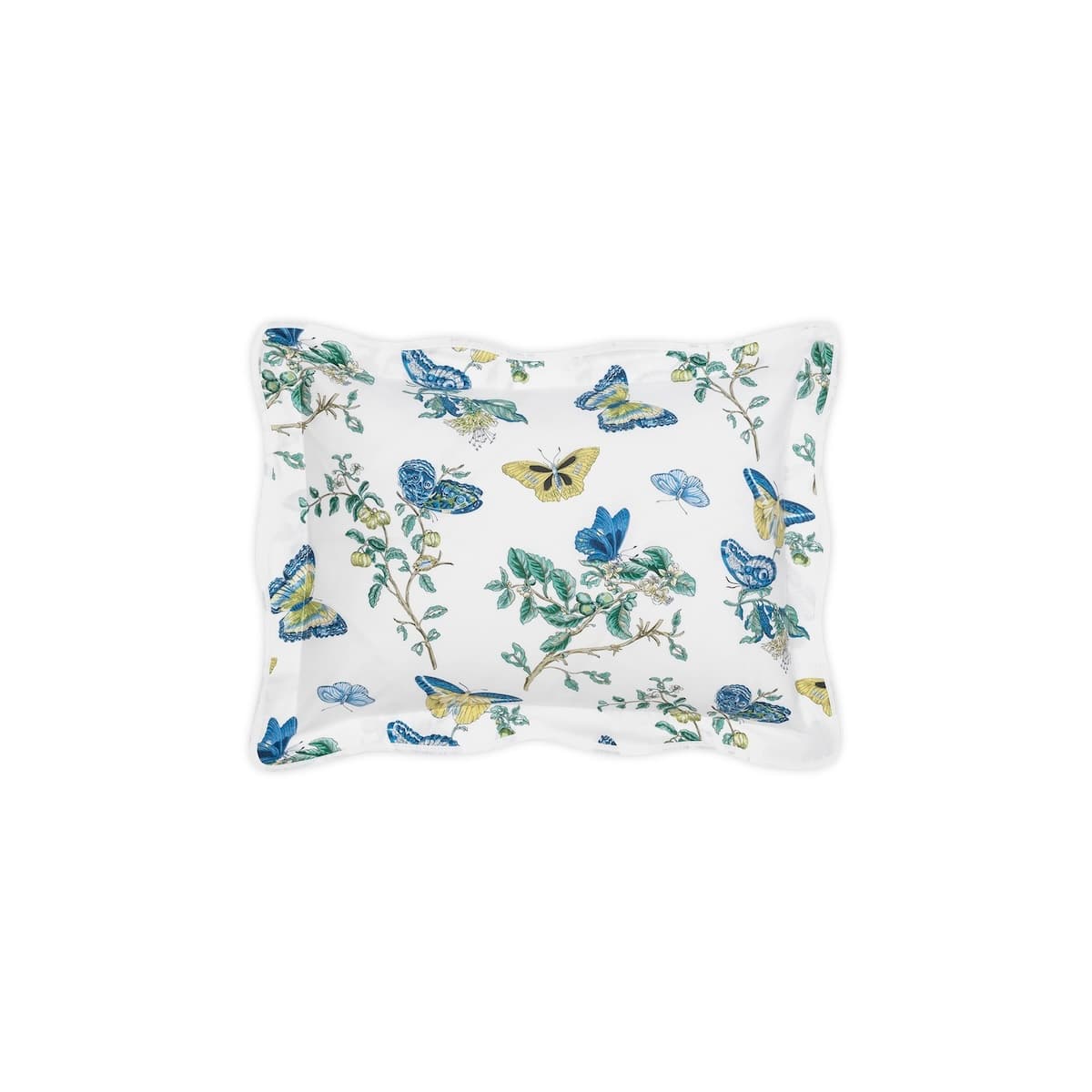 Baudin Butterfly Sham - PRUSSIAN BLUE