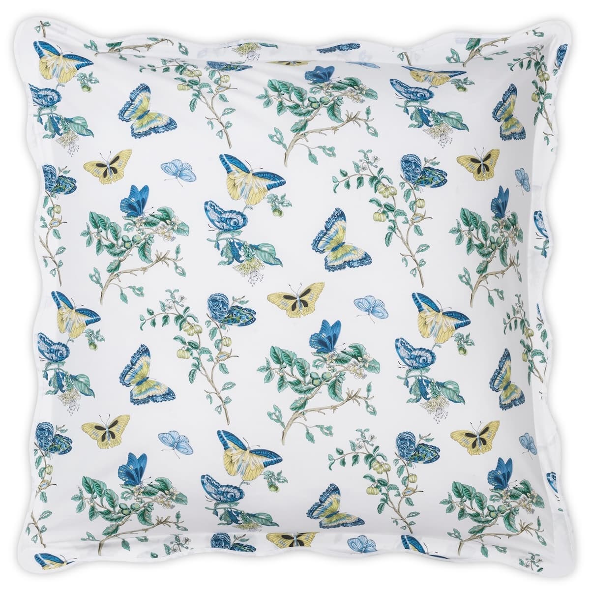 Baudin Butterfly Sham - PRUSSIAN BLUE