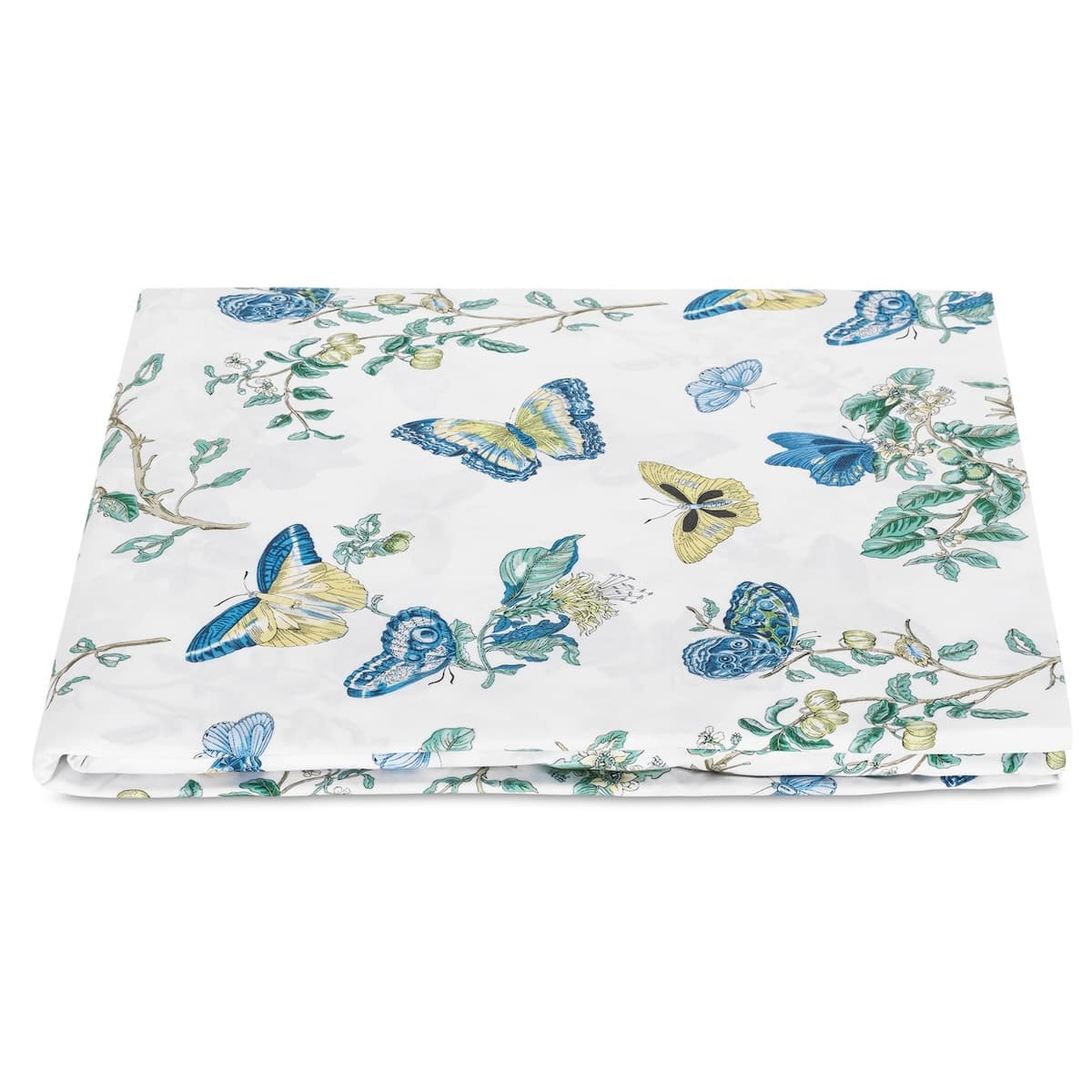 Baudin Butterfly Fitted Sheet - PRUSSIAN BLUE