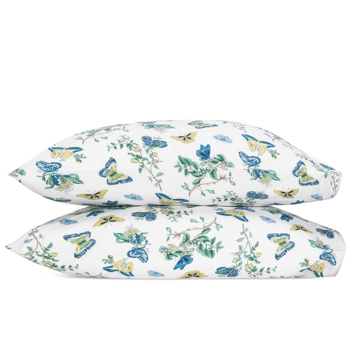 Baudin Butterfly Pillowcase Pair - PRUSSIAN BLUE