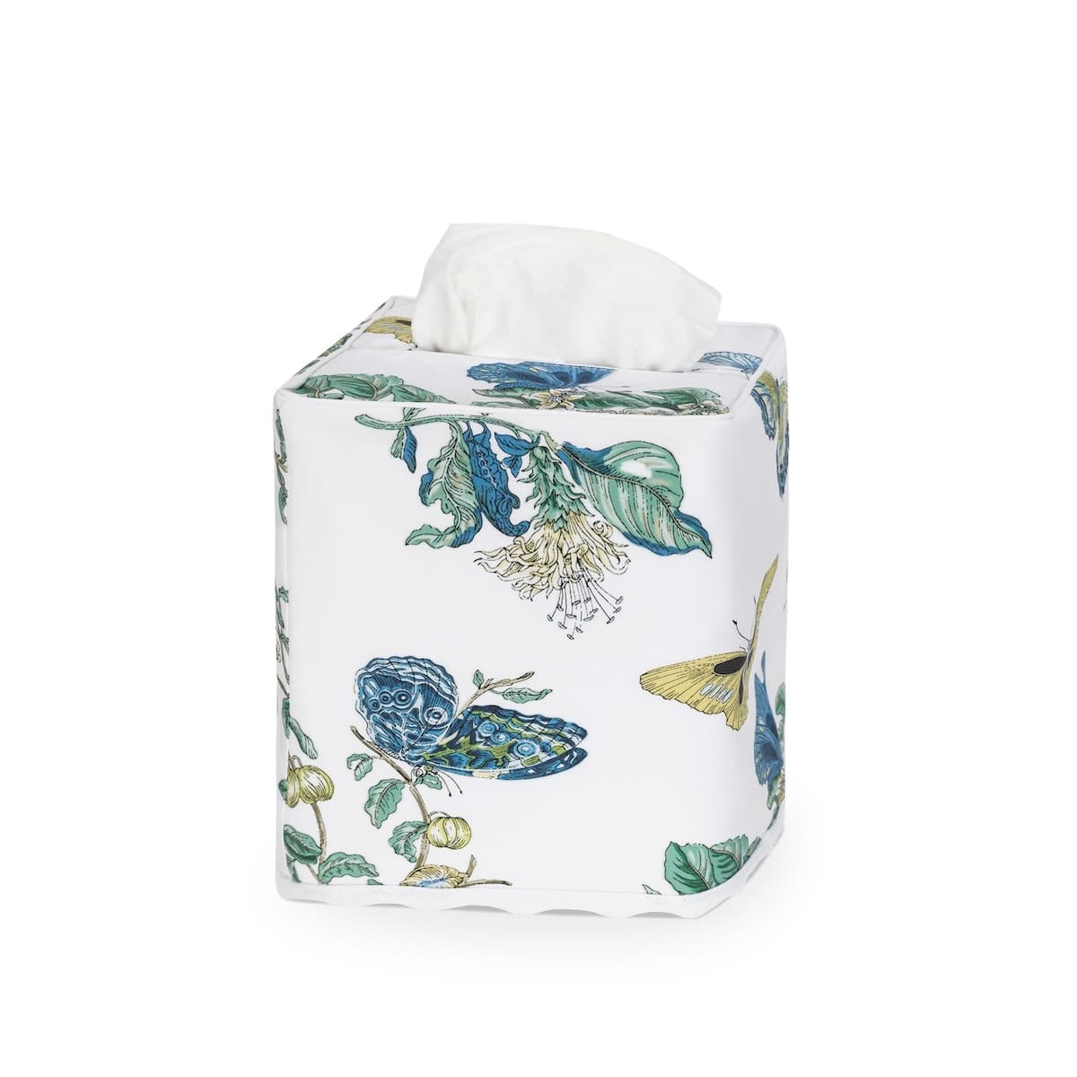 Baudin Butterfly Tissue Box Cover - PRUSSIAN BLUE