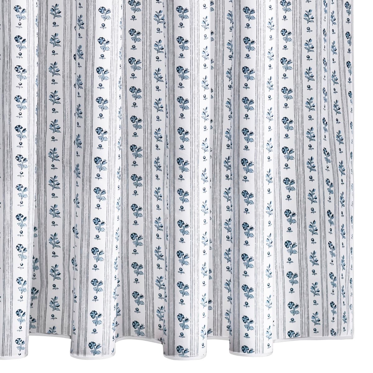 Cabanon Stripe Shower Curtain - BLUE