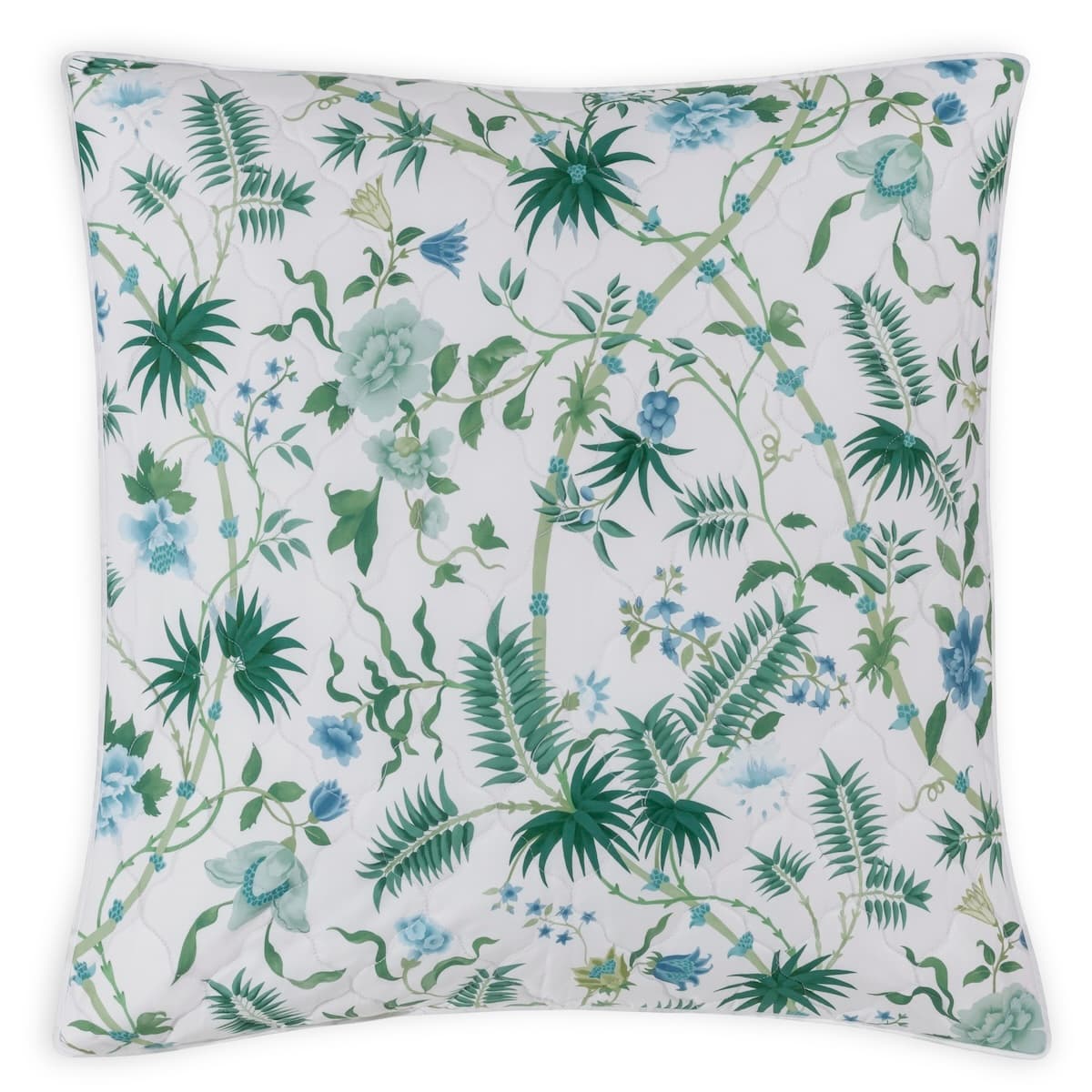 Palmyra Quilted Sham - EMERALD