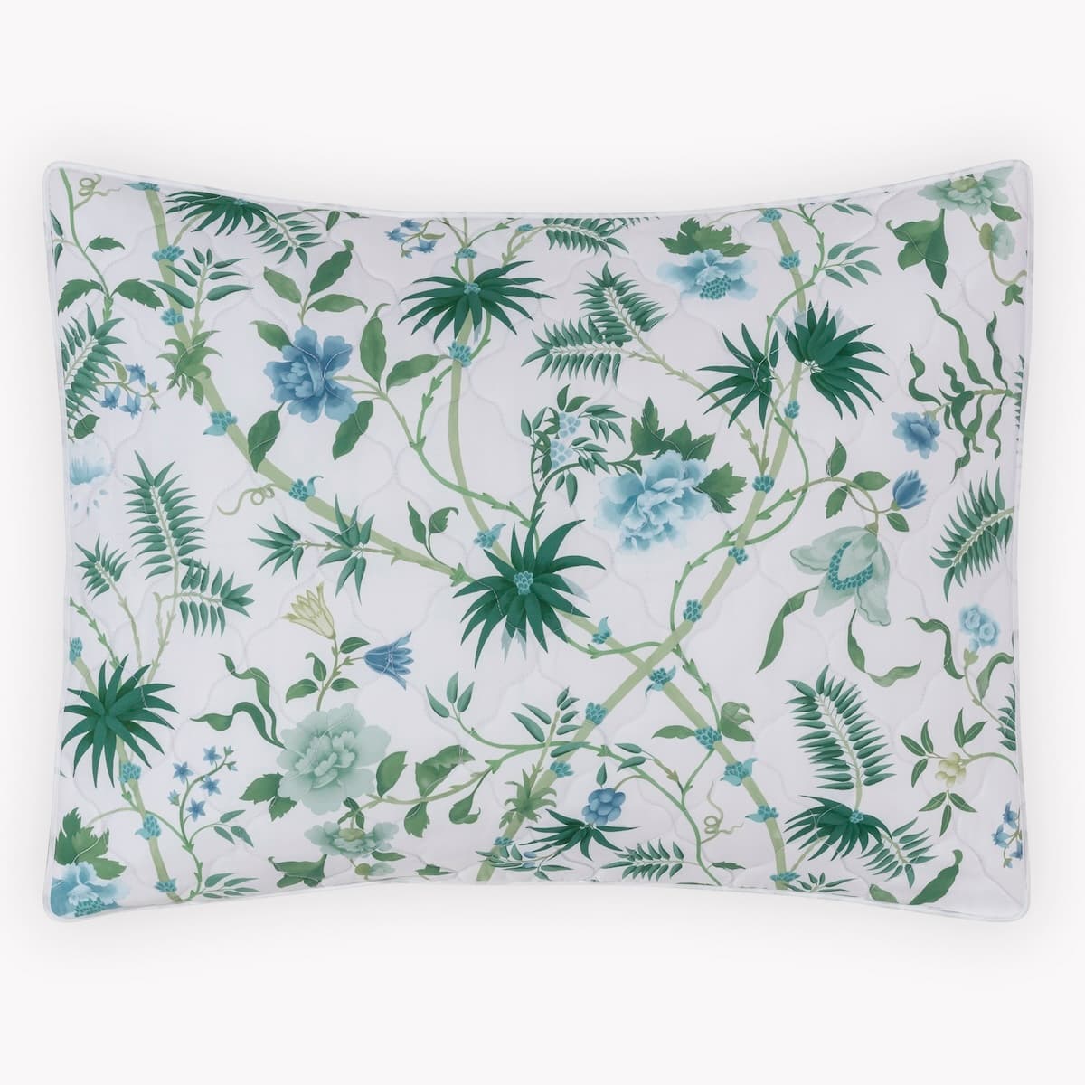 Palmyra Quilted Sham - EMERALD