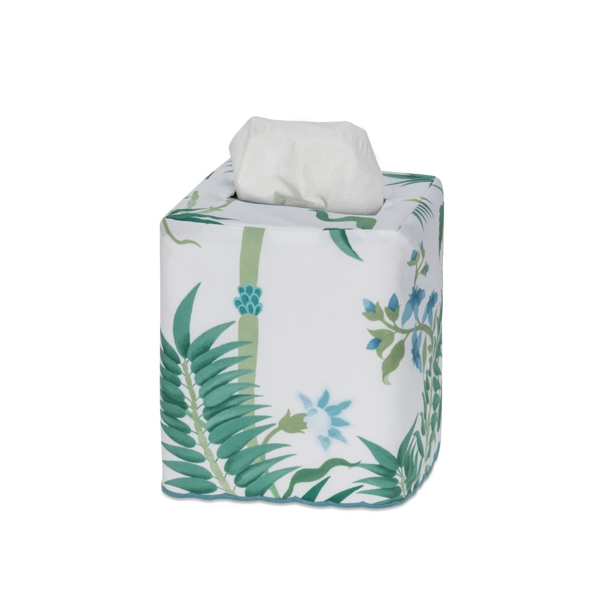 Palmyra Tissue Box Cover - EMERALD