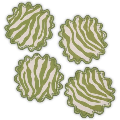 Regine Cocktail Napkin, Set of 4 - GRASS