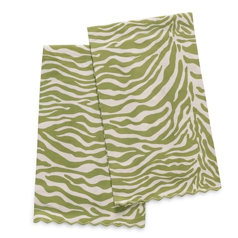 Regine Guest Towel, Set of 2 - GRASS