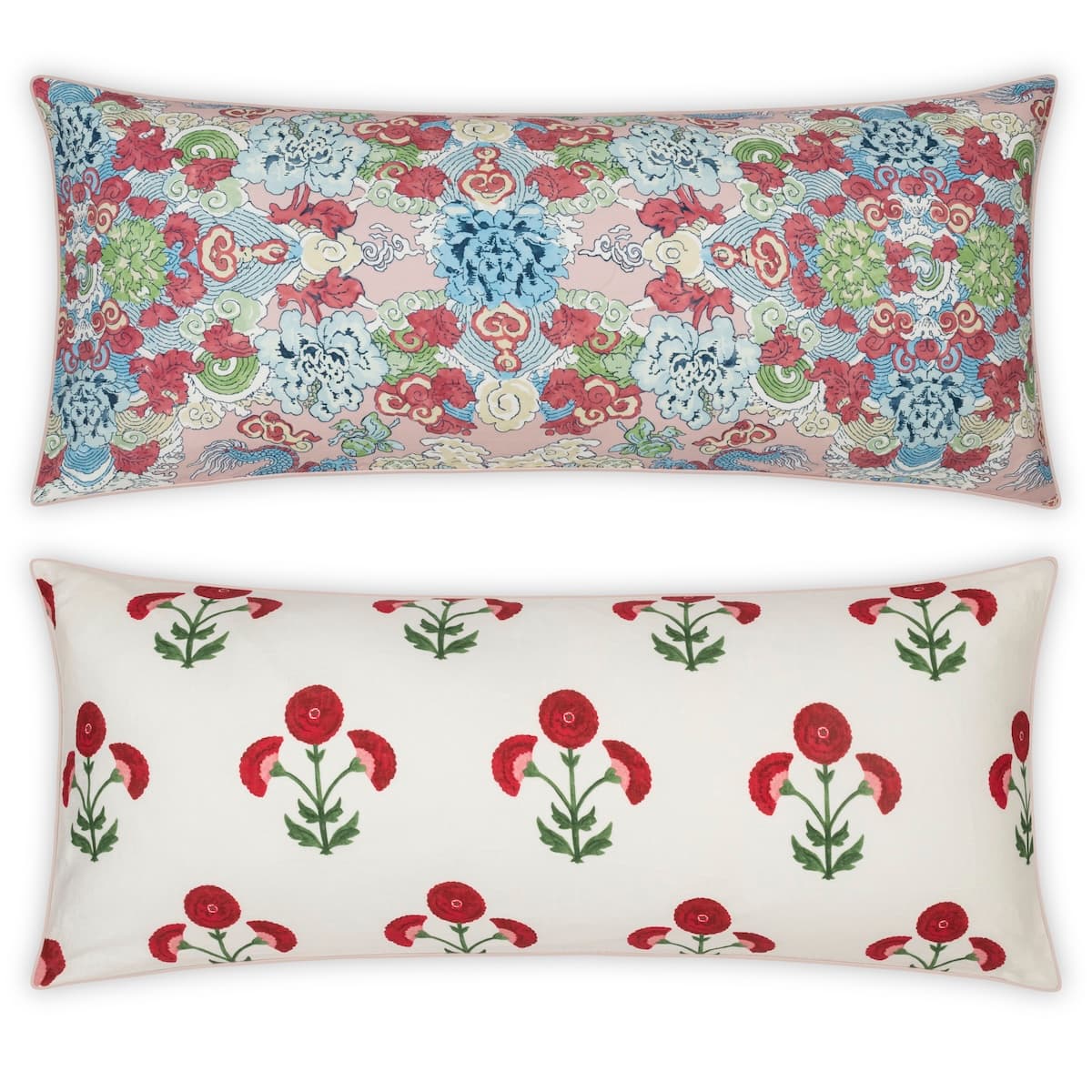 Magic Mountain/Gisele Pillow Cover - SCARLET/PARADISE