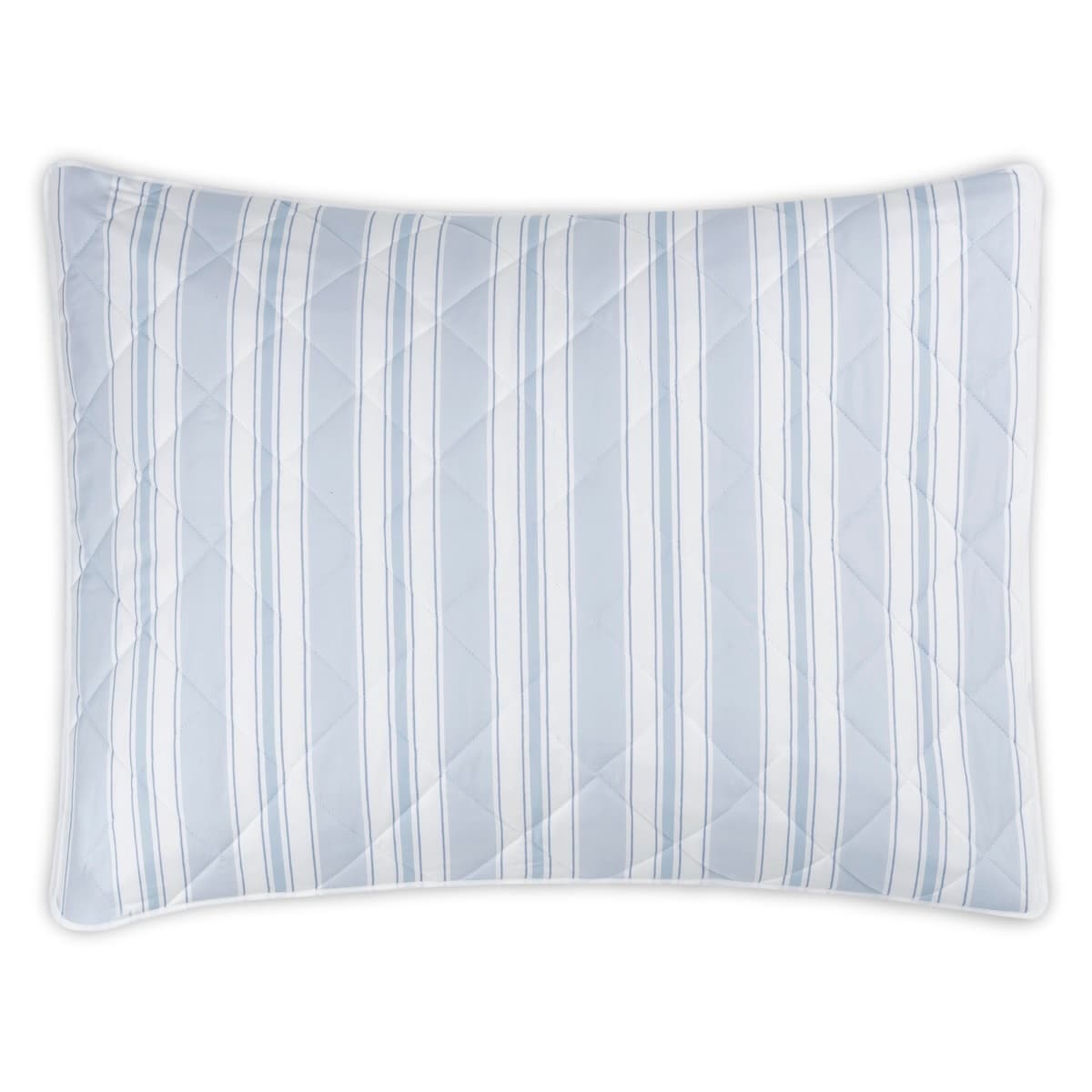 Elio Quilted Sham - BLUE