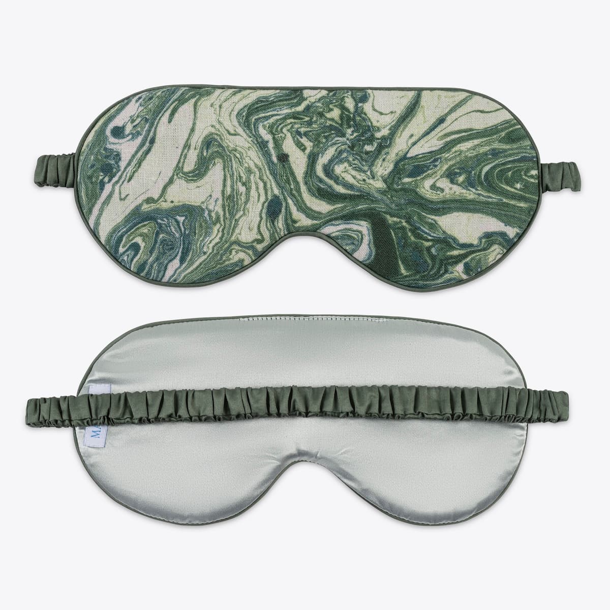 Balthazar Linen Sleep Mask - EMERALD