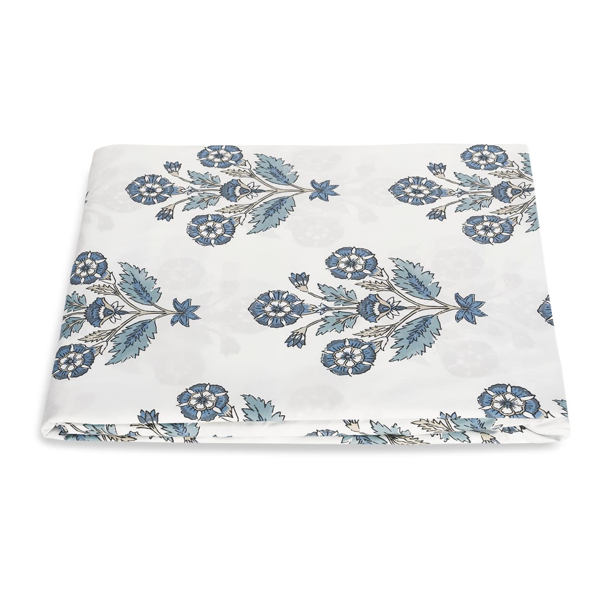 Dalila Fitted Sheet - MINERAL BLUE