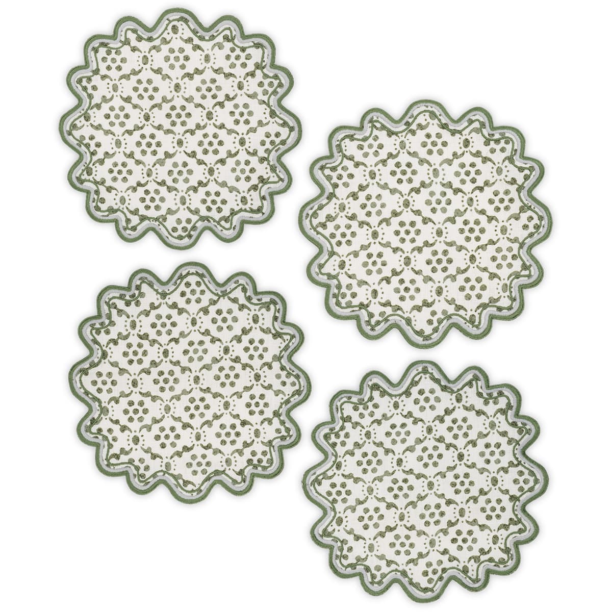 Laksha Cocktail Napkin - Set of 4 - CLOVER