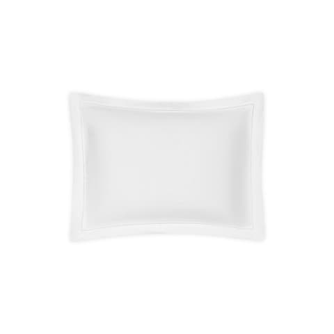 Roman Hemstitch Sham - WHITE
