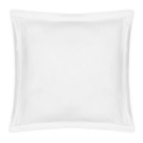 Roman Hemstitch Sham - WHITE