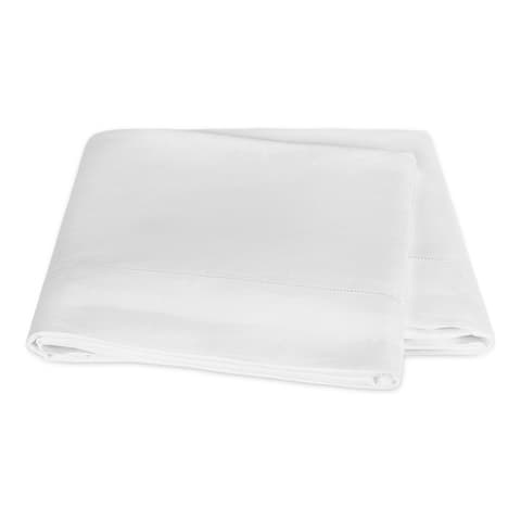 Roman Hemstitch Flat Sheet - WHITE