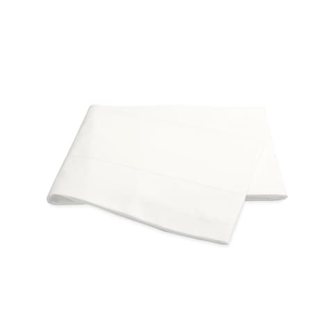 Luca Hemstitch Flat Sheet - BONE