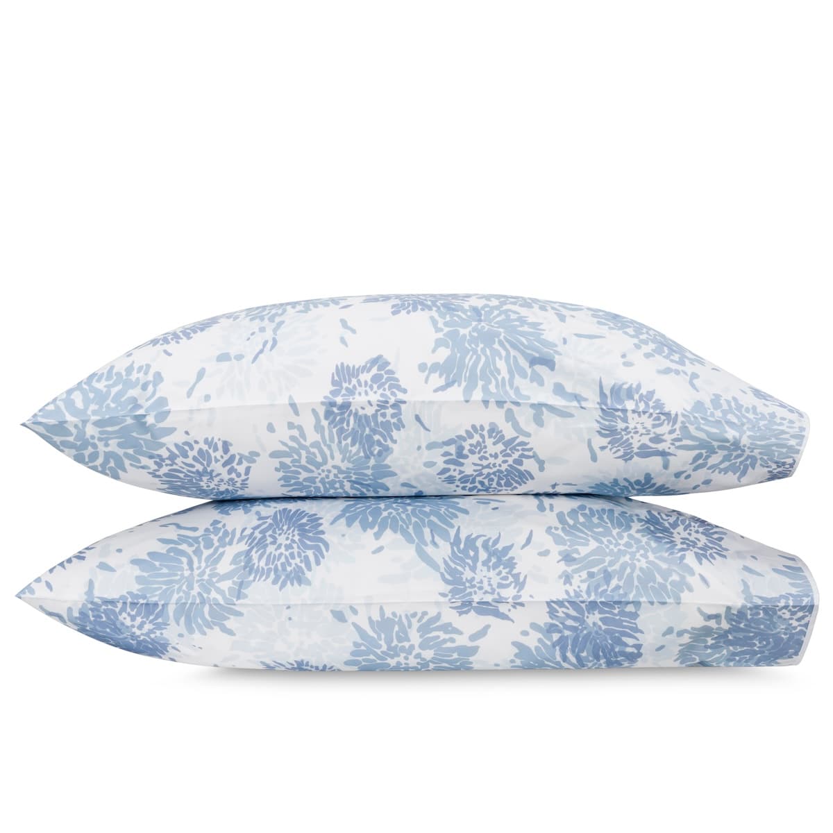 Chrysanthemum Pillowcases - BLUE