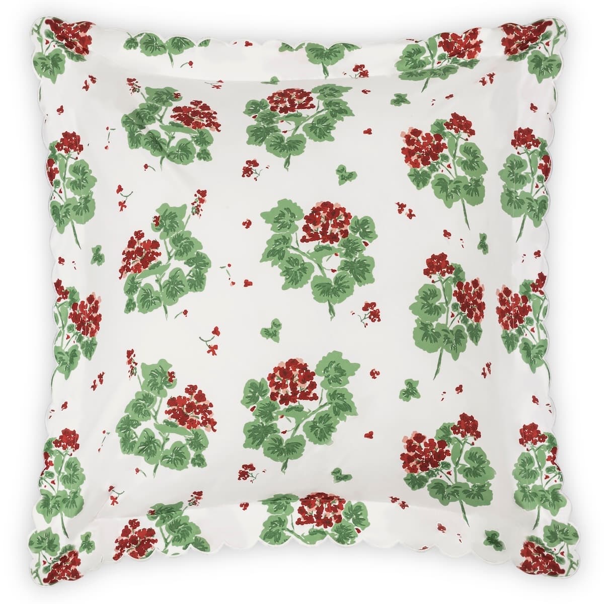 Geranium Sham - SCARLET