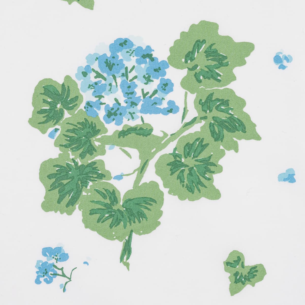 Geranium Bedding Memo - BLUE