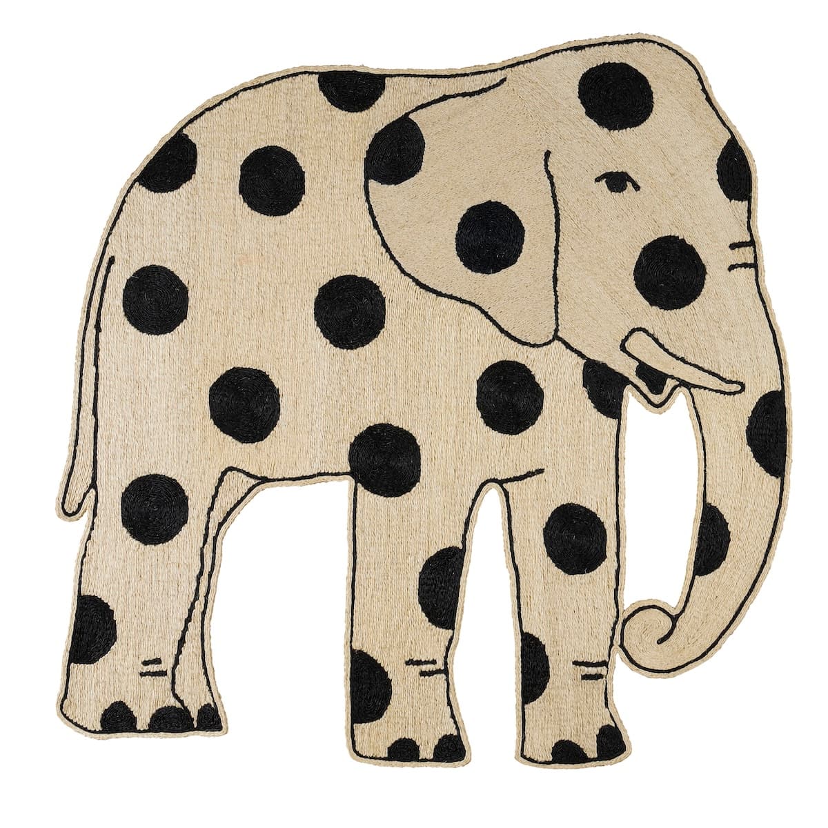 Trompa Rug - NATURAL/BLACK