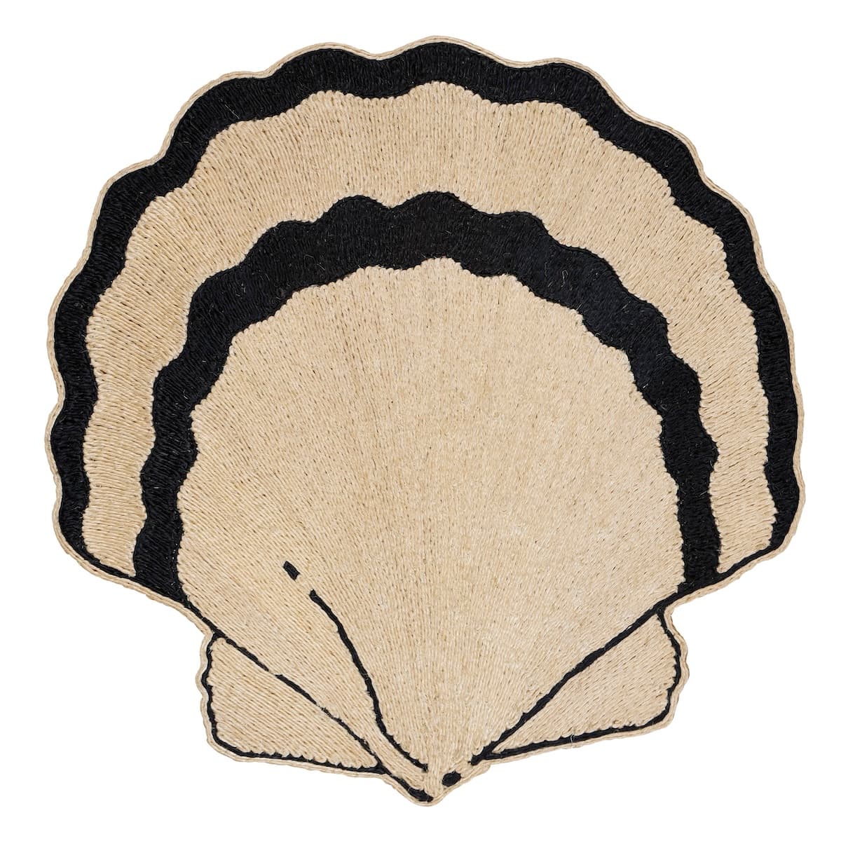 Concha Rug - NATURAL/BLACK