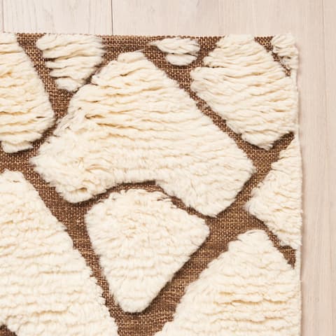 Zimba Rug - IVORY & BROWN