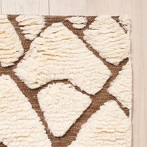 Zimba Rug - IVORY & BROWN