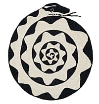 Espiral Rug - NATURAL/BLACK
