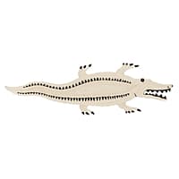Cocodrilo Rug - NATURAL/BLACK