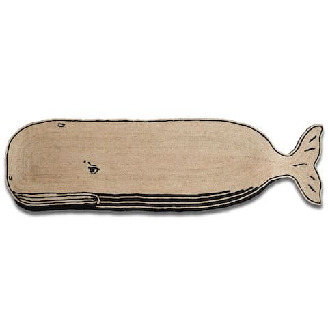 Ballena Rug - BLACK & NATURAL