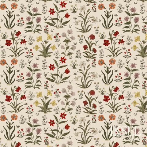 MOGUL FLOWERS COTTON - ORIGINAL