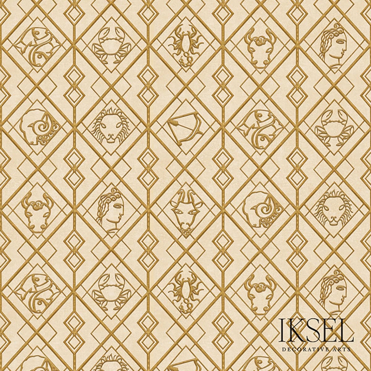 Deco Zodiac - CHAMPAGNE