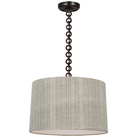 Evelyn Hanging Shade, Mohave - BRONZE & NATURAL OAK