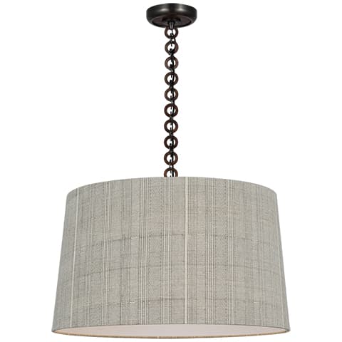 Evelyn Hanging Shade, Mohave - BRONZE & NATURAL OAK