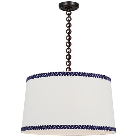 Evelyn Hanging Shade, Berkeley Tape - BRONZE & NATURAL OAK