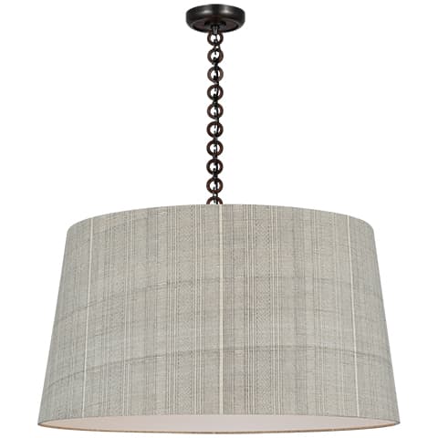 Evelyn Hanging Shade, Mohave - BRONZE & NATURAL OAK