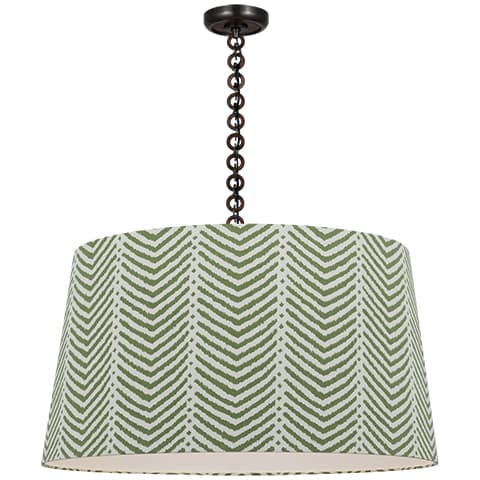 Evelyn Hanging Shade, La Jolla - BRONZE & NATURAL OAK