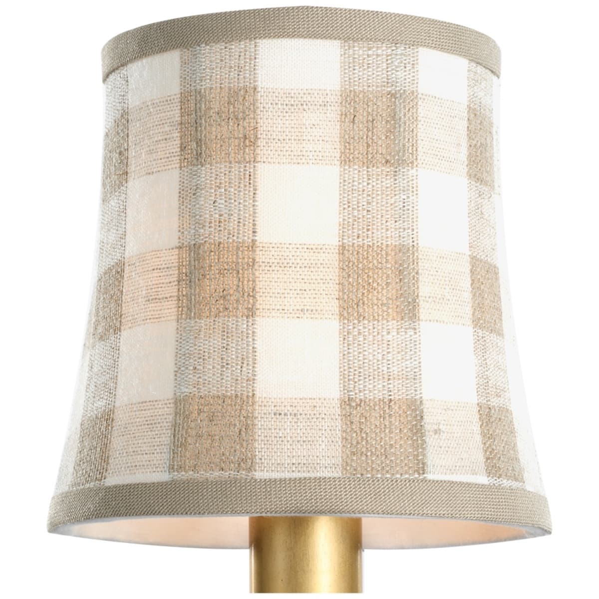 Soft Empire Shade, 5" - SIDNEY CHECK IN NATURAL
